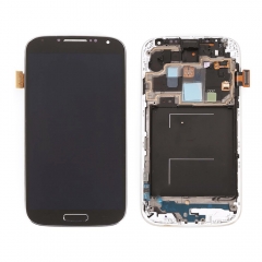 LCD Assembly With Frame for Samsung S4