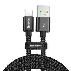 Baseus Double Fast Charging USB Cable USB For Type-C 5A 1M