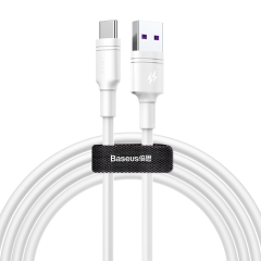 Baseus Huawei Fast Charge Cable USB For Type-C 5A 0.5M White