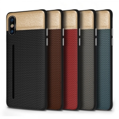 Card Slot Leather Pattern Protector Cover
