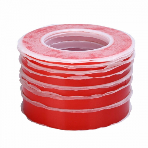 RED Film Double Sided Sticky Adhesive Tape For Cell Phone LCD Screen Repair 3mm*50ft